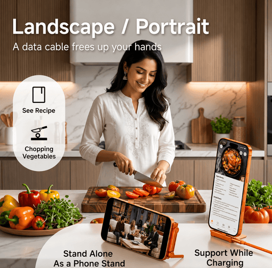 Sorted 2 - in - 1 Detachable Charging Cable Stand - SortedStuff
